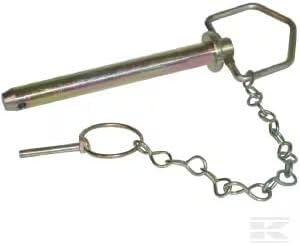 RFE Kramp Cat 1 Tractor Top Link Pin / Drawbar Pin With Folding Handle & Clip 19x162mm Z519157KR