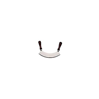 Rousselon Hachoir avec poignée Double, Acier Inoxydable, Beige, 25 x 30 x 25 cm
