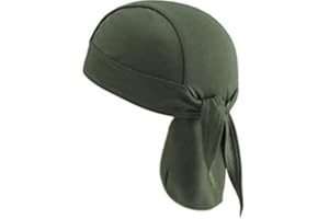 QCHOMEE Homme Femme Bandana de Cyclisme Sport Absorbe Transpiration Réglable Bonnet Foulard Vélo Moto VTT sous Casque Protège Tête Séchage Rapide Anti-UV Chapeau pirate Escalade Randonnée Extérieur Respirant