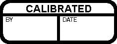Calibrated - Tamper Proof 40mm x 15mm Labels - Price per Pack of 120 Labels (P/NO. 7820422) - Stock Loc. CTL18