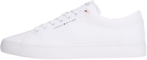 Tommy Hilfiger Harlem Core II Cvs FM0FM05817 Low Top, Bianco (Bianco), 40