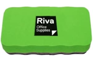 RIVA OFFICE Borrador magnético verde ultra claro para pizarras blancas Riva