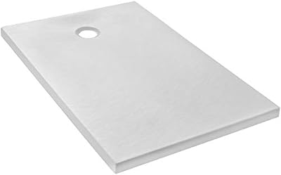 Jacob Delafon E62306-WPM Receveur de douche extra-plat IPSO 140x90x4 cm fabriqué en France et garantie 10 ans, Blanc Mat Texture Pierre