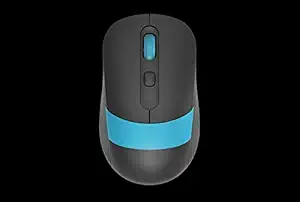 Dark Edge Rechargeable Portable Wireless Mouse Compact Ergonomic Wireless Mouse with Fast Scrolling (Black)