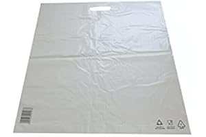 PGV Sacs de transport en polyéthylène basse densité Coex Blanc 45 x 55 + 5 cm - 50 mµ (50)