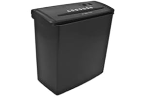 FLM SYSTEM DISTRUGGI DOCUMENTI TRITACARTE 6 FOGLI A4 CESTINO 10L PORTATILE MINI DISTRUGGI DOCUMENTI