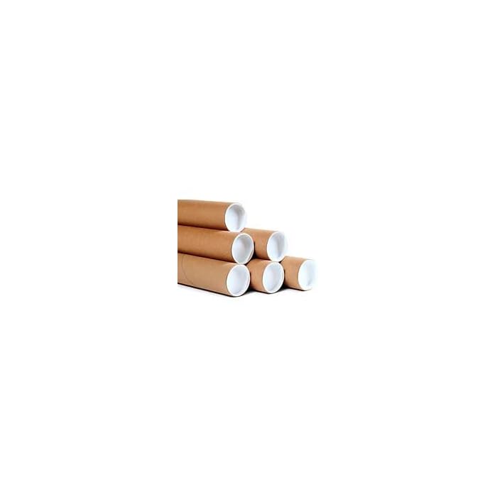 Buy 25 x Medium Duty Cardboard Postal Tubes with Plastic End Caps