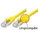 Produktbild Tecline SF/UTP Cat5e, 5 m 5 m CAT5E SF/UTP (S-FTP) gelb Netzwerk-Kabel – Kabel Netzwerk-(5 m, 5 m, Cat5e, SF/UTP (S-FTP), RJ-45, RJ-45, gelb)