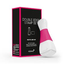 KONAD® "Double Edge Stamp Set" Tampon Double avec Raclette