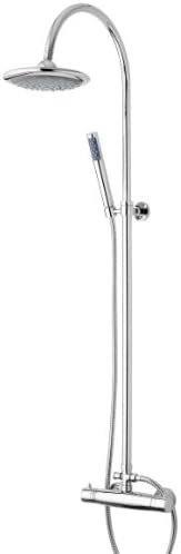 CALORSTAT Shower System with Rain Shower and Hand Showers
