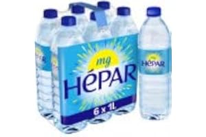 HEPAR - Eau Minérale 6X1L - L'unité - Offre Special