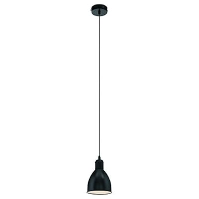 Eglo Suspension, e27 style industriel Priddy métal noir 1 x 60 W EGLO