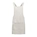Produktbild Premium Kochschürze/Küchenschürze belastbar einfach zu reinigen auch als Grillschürze und Backschürze, Frauen Baumwolle Leinen Kreuz zurück Schürze japanische Hausarbeit Küche Wrap Pinafore BG