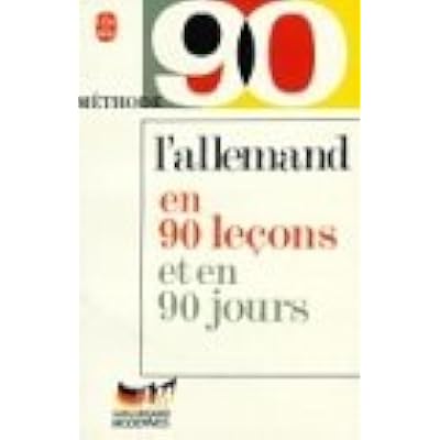 Pdf L Allemand En 90 Lecons Et En 90 Jours Epub Bartolomeumattia