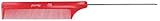 Pro Tip Hairdressing Pin Tail Comb PTC05 210mm - RED
