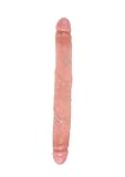 King Cock Flesh Double Slim Dildo, 30 cm, Flesh
