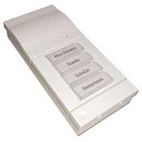 Preisvergleich Produktbild Rutenbeck TFE 4 (silber) Türsprechstelle mit 3-4 Klingeltastern