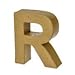 Produktbild PAPP-ART Buchstabe R Höhe 10 x Tiefe 3 cm