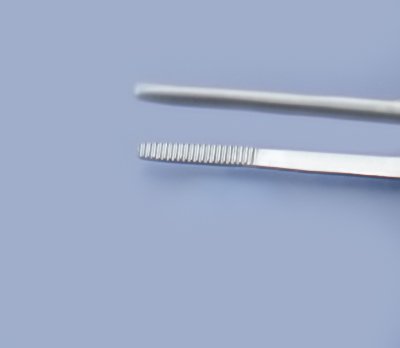 Gebogene Bratpinzette – Fleischpinzette – Kochpinzette, 30 cm - 2