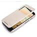 Produktbild Nillkin MotoE-Sparkle-GoldenA glänzende Leder Tasche für Motorola Moto E gold