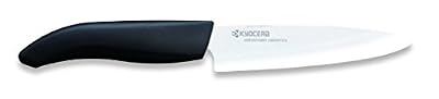 Kyocera FK-130-WH BK Couteau Universel Manche Noir Lame Céramique Blanche 13 cm