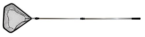 Söll 14734 Teichkescher dreieckig aus hochwertigem Aluminium, teleskopierbar von 70-150 cm