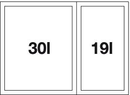 Blanco - Select 60/2 organizador