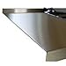 Produktbild Edelstahl K240 0,8mm Abdeckung für 60 cm Küchenarbeitsplatte 4 cm stark 100 cm (1000mm)