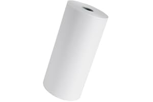 DER-VERPACKUNGS-PROFI Einschlagpapier Packpapier Wäschereipapier weiß Zellulose 400 m Rolle 50 g/m² (Rollenbreite 75cm)