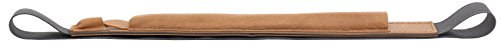 StilGut Pencil-Halter für Apple 12,9″ iPad Pro aus echtem Leder mit Lightning-Adapter-Fach. Stift-Halterung zur sicheren Aufbewahrung des Apple Pens, Cognac Vintage - 7