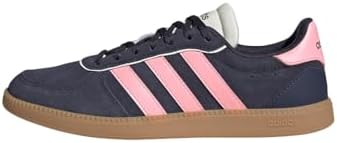 adidas Donna Breaknet Sleek Shoes, Shadow Navy/Pink Spark/off White, 38 EU