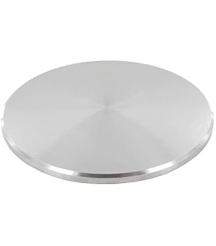 Ronde Aus Edelstahl V2A – Ø 100mm, 6mm Stark, Mit 3 Bohrungen & Fase, Einseitig Geschliffen