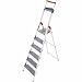 Produktbild Hailo ProfiLine S 225 XXR Alu-Sicherheits-Stufenstehleiter 6 Stufen 8896-021