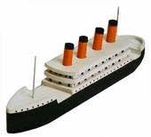 TITANIC SHIP WOODEN CRAFT KIT (MAKES 1)