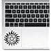 Produktbild Supernatural gestanztes Vinyl Aufkleber MacBook Laptop Aufkleber Schwarz