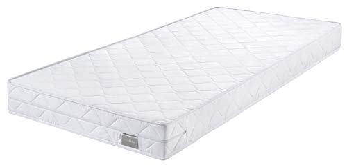 Traumnacht Noche de ensueño 03892690132 Basic Colchón de Espuma (dureza 2 (H2) 100 x 200 cm, Color Blanco