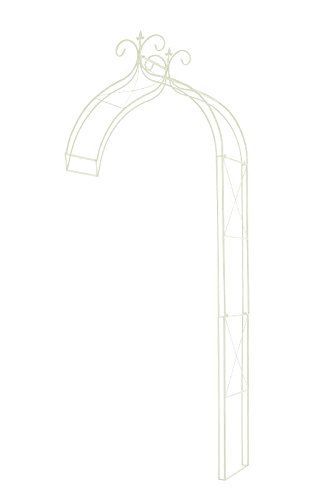 CLP Rosenbogen FILIPPO, halbrund, zur Wandbefestigung, Eisen, Durchganghöhe/-breite: 265 cm / 113 cm antik creme - 2
