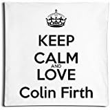 MZONE Particular Keep Calm And Love Colin Firth Throw Pillow Cases One Side 18 Inches Square