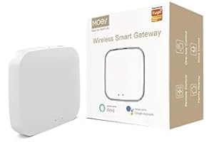 MOES Tuya ZigBee y BLE Multimodo Smart Home Gateway WiFi Mesh Hub, Funciona con Productos Tuya ZigBee o BLE Smart Home, Control de voz a través de Alexa Google Home