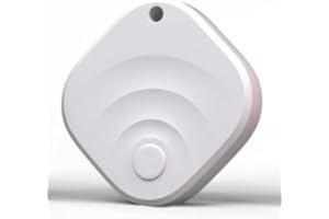 TIMU Air Tags 1-Pack Bluetooth Tracker, Both iOS and Android Compatible, Not compatible with Huawei (White)