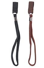 Par de bastón las correas. Una negra uno marrón