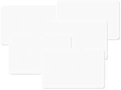 NFC tag cards PVC DESFIRE EV1 chip 2K in white - 85 mm x 54 mm - among other things for NFC locking systems, 5 pieces