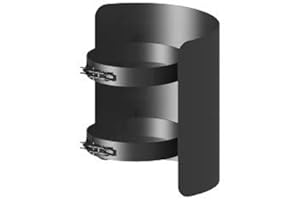 JEREMIAS Strahlungsschutz FERRO Länge 250mm Ø 150 mm, lackiert gußgrau