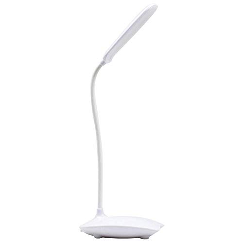 Preisvergleich Produktbild LED Schreibtischleuchte mit USB-Ladevorgang 3 Helligkeitsstufen Silikonschlauch Tageslichtlampe Touch-Control Tischleuchte Dimmbar(5W)