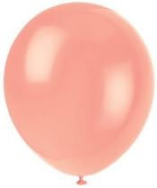 72 x 5" SALMON PEACH BIRTHDAY WEDDING PARTY BALLOONS