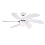 Westinghouse Turbo Swirl Ventilateur de plafond Weiß, 105 Cm