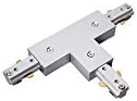 LED Robus 240V T Shaped Track Jointer Satin Silver