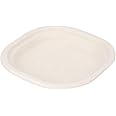 e kysa basics Disposable Square Bagasse Plates, 6 inches, Set of 20 pcs - Beige