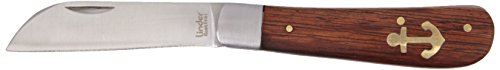 Linder Ancla Cuchillo, Inoxidable, Madera de Palisandro, Mango de 9 cm - Navaja