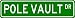 Produktbild POLE VAULT Street Sign - Sport Sign - High Quality Aluminum Street Sign by VGP